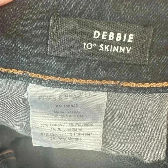 Veronica Beard Jeans size 28 Debbie 10" Skinny, Dark Vintage Wash - Picture 5 of 5